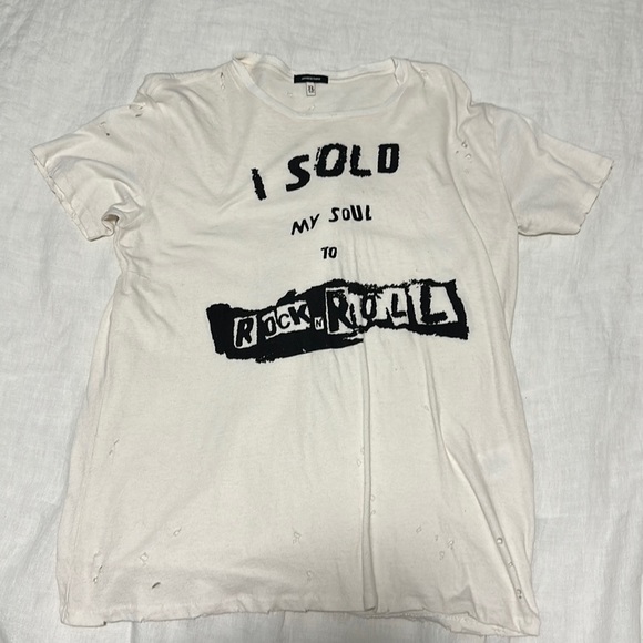 R13 I Sold My Soul Tee XS NWOT - Picture 1 of 6